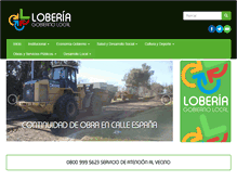 Tablet Screenshot of loberia.gov.ar